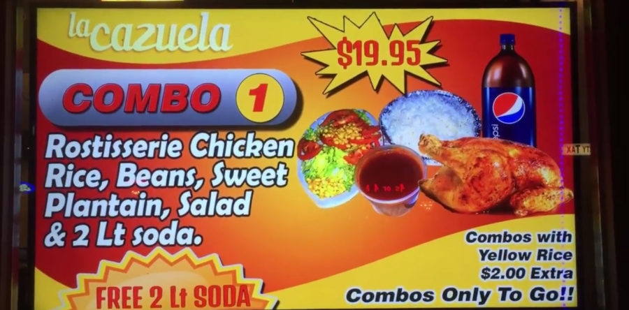 La cazuela glass display