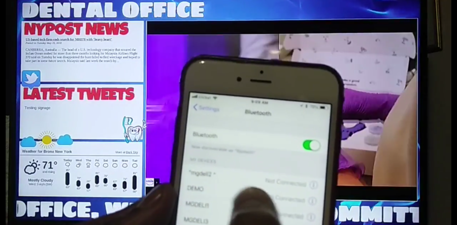 DIGITAL SIGNAGE INTERACTION